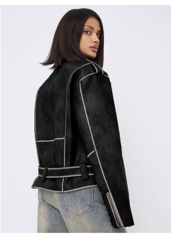 Черная куртка косуха 2498 черная You Best