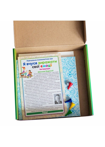 Психологическая игра для занятий с детьми "Я учусь выражать свои эмоции" Укр 23,5х23,5х5 см Ranok Creative (289460931)