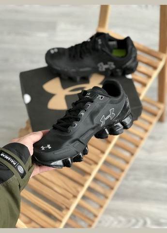 Чорні Осінні кросівки чоловічі under armour scorpio black | андер армор скорпіо чорні No Brand