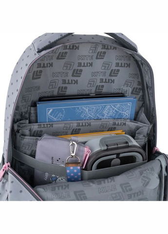 Шкільний набір Education teens Hello Kitty Рюкзак + Пенал + Ланчбокс + Пляшка + Гаманець Kite (342367136)