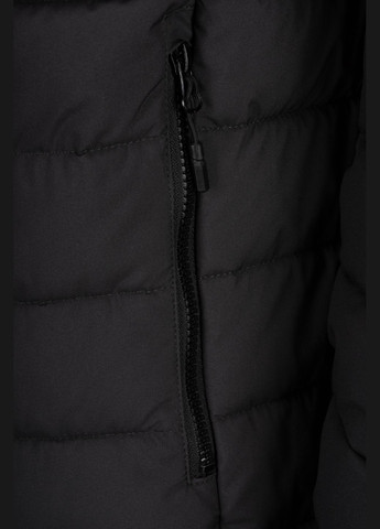 Темно-серая демисезонная куртка No Brand