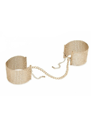 Золотой демисезонный браслеты-наручники indiscrets золотые, os Bijoux