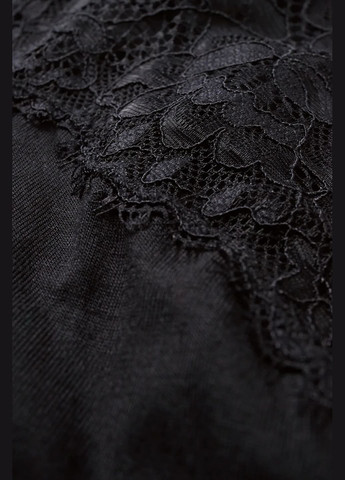 Черное кэжуал платье из вискозы (уценка) C&A однотонное