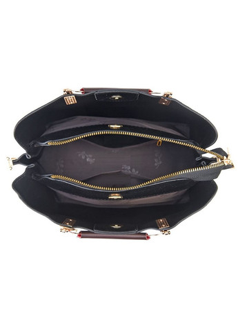 Жіноча сумка на плече з екошкірним брелоком повсякденна трапеція сірого кольору (sku_1238С) No Brand (330576842)