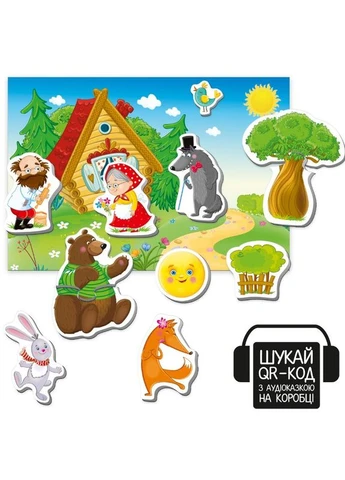 Развивающая магнитная игра с аудиосказкой Колобок для детей Vladi toys (390432261)