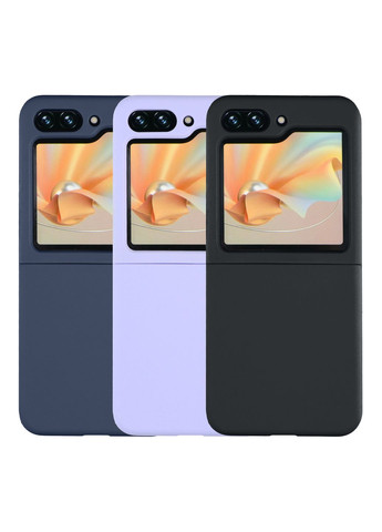 Чехол Folding Silicone для Samsung Galaxy Flip 5 (F731) Цвет Elegant Purple No Brand Samsung Galaxy Flip 5 (F731) (336150460)