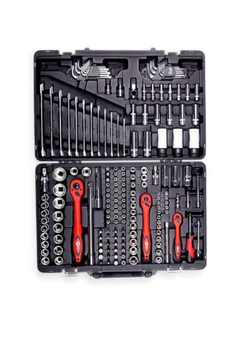 Набір інструменту 1/2",1/4",3/8" 176 шт з бітами PROFI Тайвань Intertool (327053823)