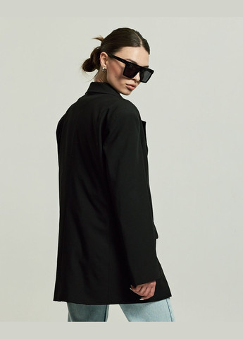 Черный женский пиджак женский черный Dilvin - всесезон
