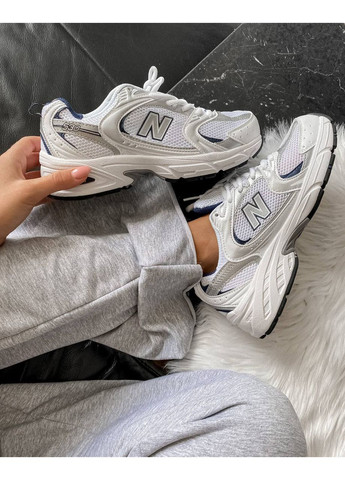 Жіночі кросівки New Balance 530 White Silver Navy MR530SG Нью Беланс 530 світло-сірі демісезони (366337090)