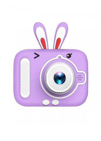 Дитячий фотоапарат акумуляторний міні Вушка 20 Мп з 5 розвиваючими іграми з функцією розпізнавання обличчя Idea (297829743)