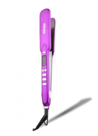 Випрямляч з керамічним покриттям для волосся D-10017 плойка з LCD дисплеєм Фіолетовий DSP (305057825)