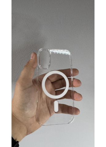 Прозрачный чехол Clear Case MagSafe+Animation для iPhone 16 с кнопкой для Айфон/Анимация No Brand (370269465)