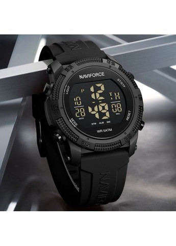 Europe Armor Black, 2 ремешка quartz спортивный Naviforce (361660386)