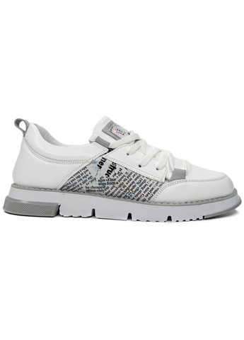 Кожаные кроссовки 3903 Veritas белые демисезоны (301650933)