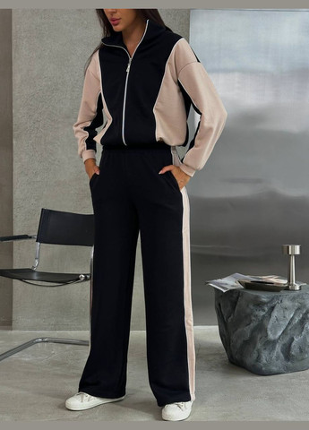 Жіночий спортивний костюм з двох кольорів No Brand (307148981)