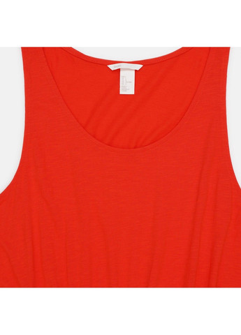 Червона кежуал сукня H&M однотонна