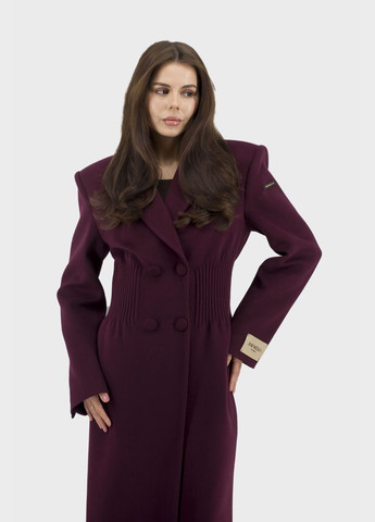 Бордовое демисезонное Женское пальто Rafaello (бордо, ), 47646 No Brand