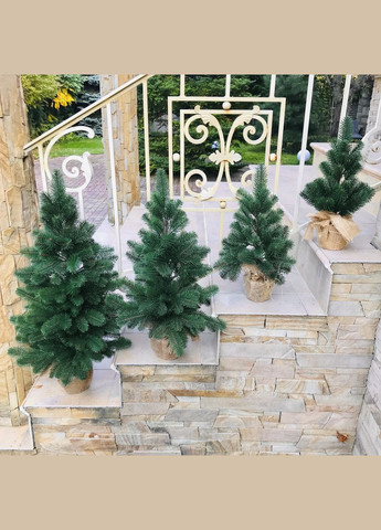 Ялинка лита Premium в мішковині 50 см зелена HVOYA (328606327)