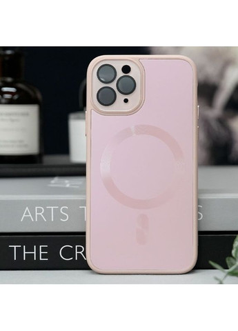 Чохол TPU+Glass Sapphire Midnight з MagSafe для Apple iPhone 13 Pro Max (6.7") Рожевий Epik (372972976)