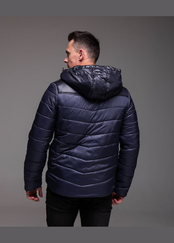 Темно-синяя зимняя мужская куртка "евро зима" Vakko
