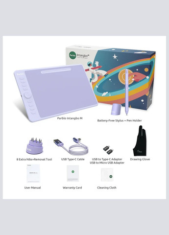 Графічний планшет Intangbo M Parblo (308019571)
