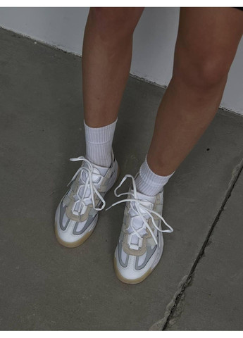 КРОССОВКИ ЖЕНСКИЕ ADIDAS NITEBAL WHITE GUM АДИДАС НАЙТБОЛ No Brand бежевые демисезоны (367172252)