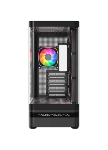 Корпус VOLCANO AQ200 ARGB MIDI FRONT (MC-A-AQ200-4FA-B) Modecom (390179510)