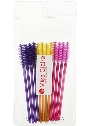 Набор одноразовых щеток для ресниц и бровей, 12 шт. 12шт (891963-27234715) Miss Claire (368649852)