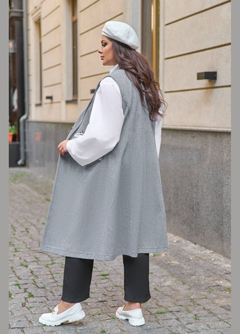 Светло-серый зимний кардиган Tatiana