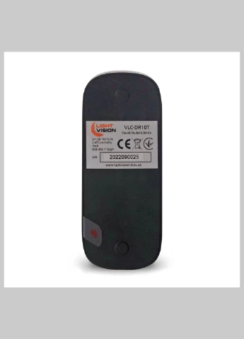Дверной WiFi звонок VLC-DR10T(Tuya) Black с ИК-датчиком движения (75-00186) Light Vision (340934465)