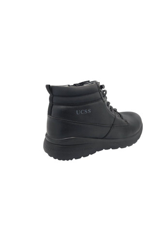 Черные осенние зимние ботинки No Brand