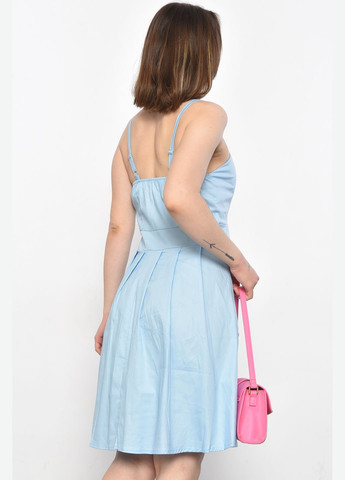 Сарафан жіночий блакитного кольору Let's Shop (293337752)