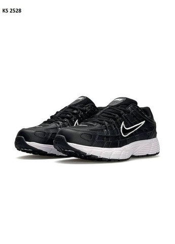 Чорні Осінні кросівки чоловічі nike p-6000 black white найк п-6000 No Brand
