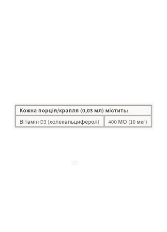 BigFriends Liquid Vitamin D3 400 IU - 15ml Natural Factors (369400292)