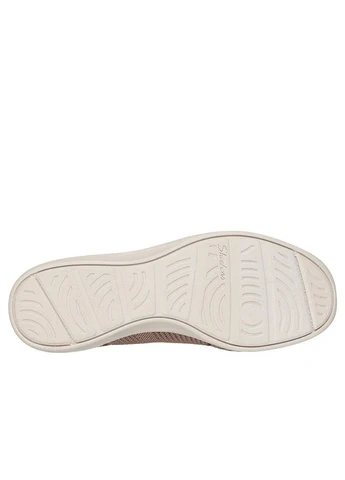 Жіночі балетки arya fancy you brown 158987-moc Skechers | коричневі текстиль (397999341)