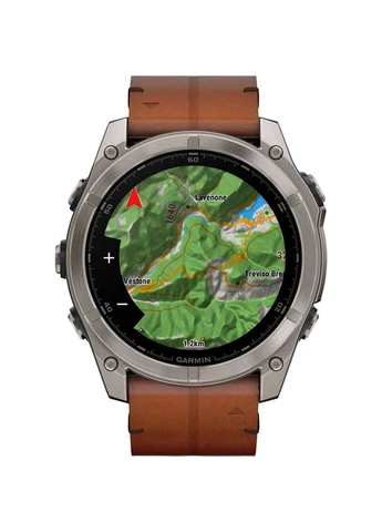 Смарт-часы Fenix 8 AMOLED Sapphire 51mm Titanium with Chestnut Leather Band (010-02905-40) [115083] Garmin (399208969)