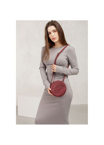 Шкіряна сумка жіноча через плече Бон-Бон бордова BlankNote (302007934)