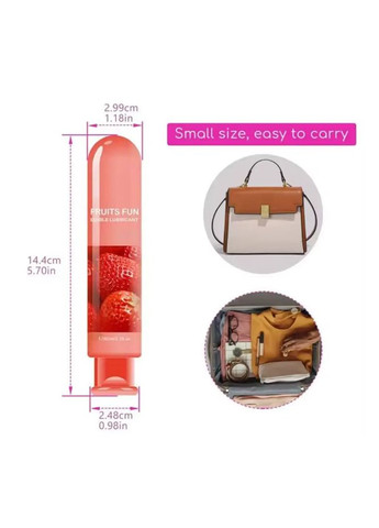 Лубрикант вкусовой съедобный Оральная смазка для миньета Гель для орального секса со вкусом 80 мл Вишня No Brand (349748005)