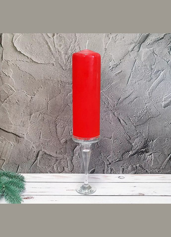 Свічка столова циліндр sw60/150-030 Червонй Bispol (315348680)