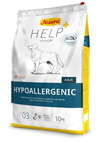 Сухий корм для собак Help Hypoallergenic Dog при харчовій непереносимості та алергії 10 кг (4032254768173) Josera (279571742)