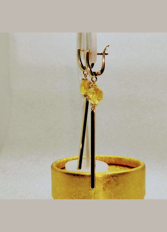 Сережки 3152 з натурального бурштину MINOV (315780006)