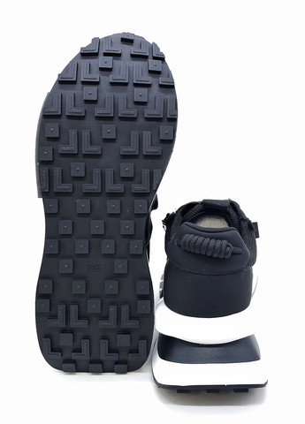 Чорні всесезонні жіночі кросівки чорні шкіряні l-12-38 23 см (р) Lonza