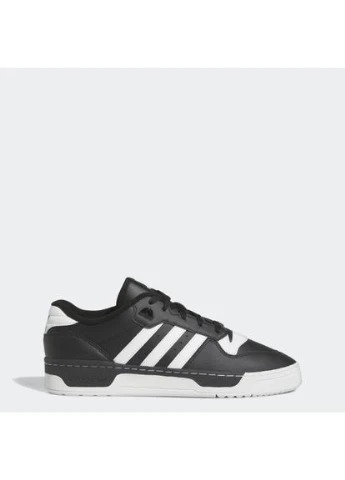 Кроссовки Rivalry Low черно-белые | натуральная кожа 36 (маломерят, на 35–35,5) adidas чёрные всесезоны (389603673)