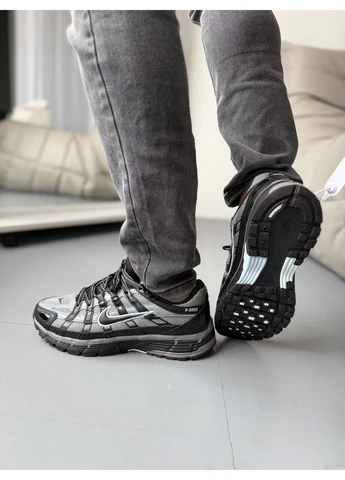 Чорні літні кросівки nike p-6000 grey black найк п-6000 No Brand