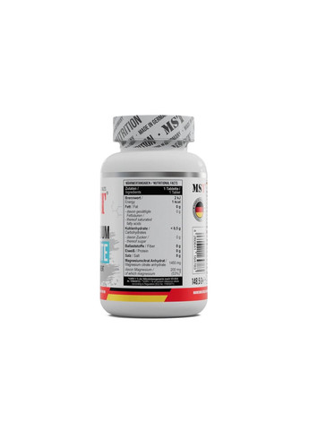Цитрат магнію Magnesium Citrate 200 mg, 90 таблеток MST (322208371)