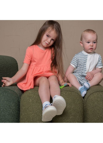 Коралловое платье для девочек с коротким рукавом trendy тot Trendy Tot (371262601)