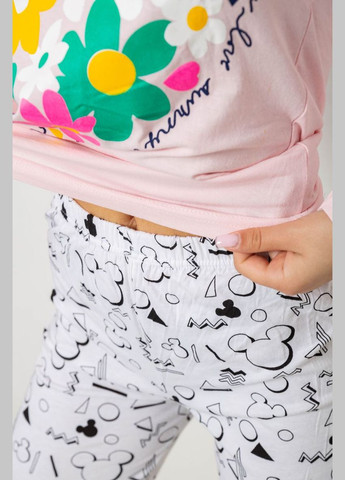 Розовая пижама женская с принтом, 243r1051 Ager