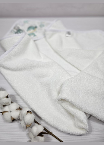 Полотенце уголок a.l.babybox Морские жители 80х80 Белый No Brand белый