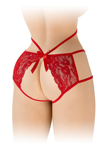 Трусики з відкритою попкою Fashion Secret Nadia Red No Brand (303893764)