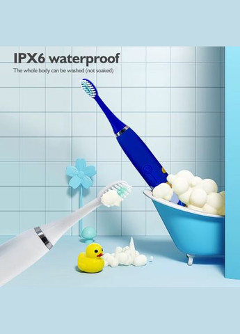 Зубна щітка дитяча електрична з таймером та 6 насадок. No Brand (329187327)